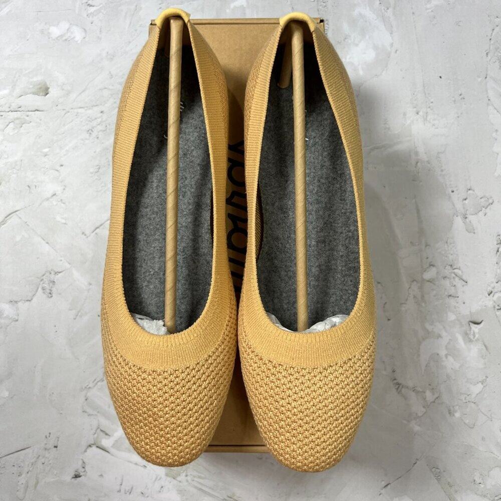 NEW Allbirds SIZE 10 Tree Breezers Shoes Lux Beige Breathable Knit Flat NIB - Picture 5 of 9
